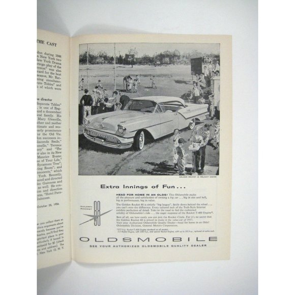 Separate Tables Playbill 1957 Music Box Eric Portman Margaret Leighton Cadillac - Picture 9 of 10